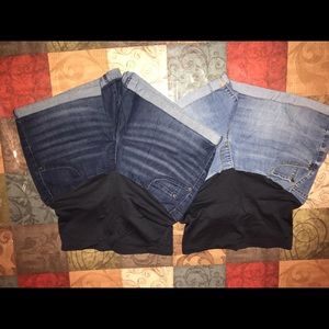 Maternity Denim Shorts 16 brand new 2 pair